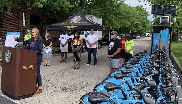 CDOT And LYFT Join Alderman Brookins. Announce DIVVY Expansion Into South Side
